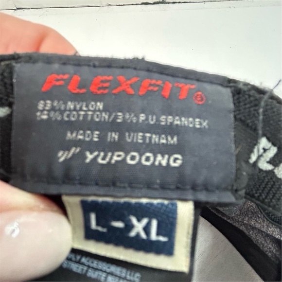 Hurley Men's Icon Flexfit Hat L-XL Dark Gray Heather Casual Cap - Picture 3 of 9